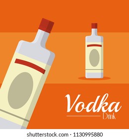 Vodka drink concept