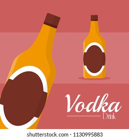 Vodka drink concept