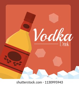 Vodka drink concept