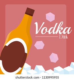 Vodka drink concept