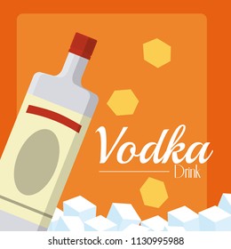 Vodka drink concept