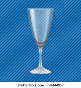 Vodka glass concept background. Realistic illustration of vodka glass vector concept background for web design