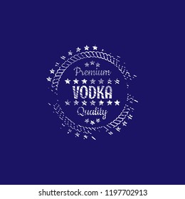 Vodka - Grunge Rubber stamp