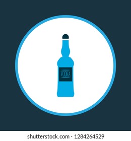 Vodka icon colored symbol. Premium quality isolated scotch element in trendy style.