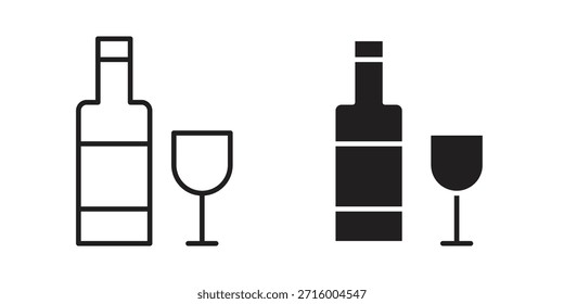 Vodka icon concept for infographic, website or app.