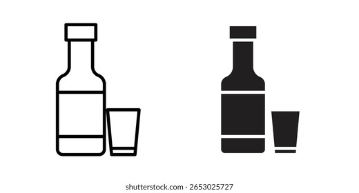 Vodka-Symbol Logo Design Vektor Vorlage Illustration