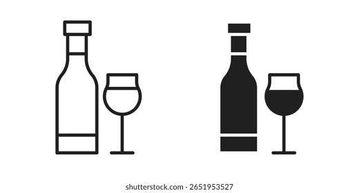 Vodka icon. modern vector symbols set