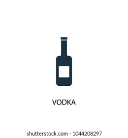 vodka icon. Simple element illustration. vodka concept symbol design from Russia collection. Can be used for web and mobile.