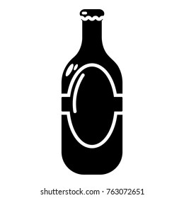 Vodka icon. Simple illustration of vodka vector icon for web