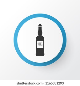 Vodka icon symbol. Premium quality isolated scotch element in trendy style.