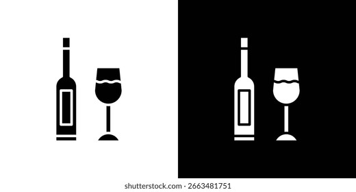Wodka-Symbol-Zeichen, Vektor, eps 10