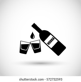 Vodka Icon Vector