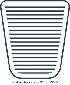 Vodka or rum glass in minimalist linear style. Silhouette of glassware performed in the form of black thin lines. Three alcohol objects in a row. Isolated image on white backdrop. Vector.

