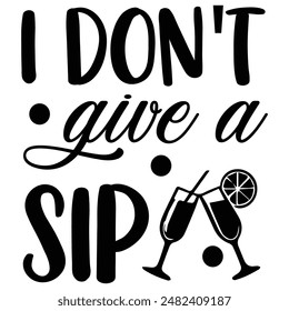 Vodka typography Black Glyph Style vector 