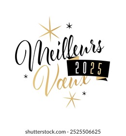 "Meilleurs voeux 2025" : Os melhores votos para 2025 em língua francesa