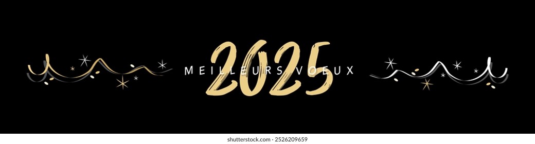 "Meilleurs voeux 2025" : Os melhores votos para 2025 em língua francesa