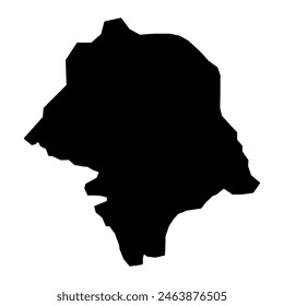 Voh commune map, administrative division of New Caledonia. Vector illustration.