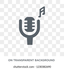 voice acting icon. voice acting design concept from Entertainment collection. Simple element vector illustration on transparent background.