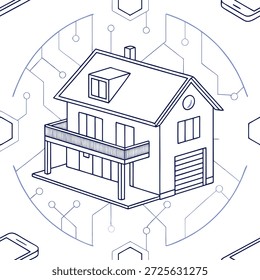 Concepto de sistemas inteligentes para el hogar activados por voz como un hogar futurista con sistemas inteligentes activados por voz que permiten un control e interacción sin problemas con varios dispositivos. en Stock de fotos Concepto, espacio de copia con detalle de alta calidad --ar 7:2