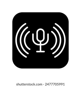 Voice Assistant color line icon. Web accessibility. Vector isolated element. Editable stroke.