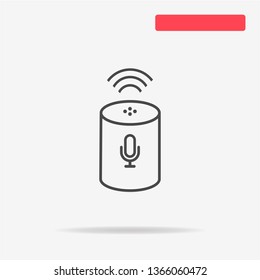 Voice assistant icon. Vector concept illustration for design.