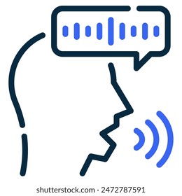 Voice Assistant icon for web, app, infographic, etc
