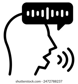 Icono de Voice Assistant para Web, App, infografía, etc