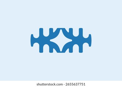 Asistente de voz, reconocimiento de sonido Plantilla de Vector de diseño de logotipo de inteligencia artificial. 
