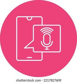 Voice Assistant vector icon. Can be used for printing, mobile and web applications.