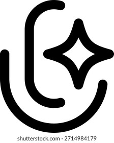 Sprachassistent, Vektorsymbol im modernen Stil, KI-Sprachschnittstelle und digitale Kommunikationsbegleiter-Illustration. Liniensymbol
