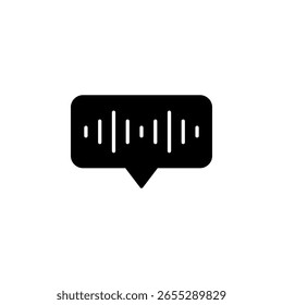 Icono de audio de voz para la grabación