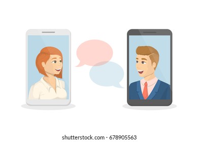 Voice call concept.