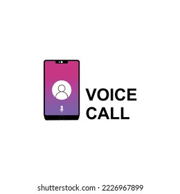 voice call logo and symbol
