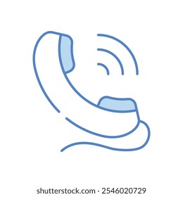 Icono de Vector de llamadas de voz ilustración de stock