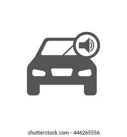 Voice car icon 
