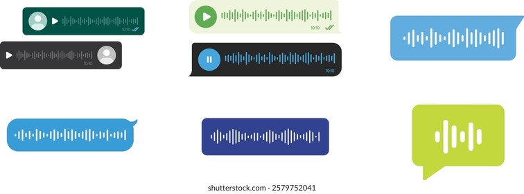 Voice Chat, Audio Calls, and Conversations Audio voice message transparent background.