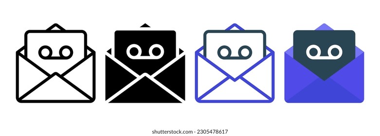 Voice Chat icon. voicemail sign for mobile concept and web design. vector illustration