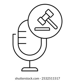 Voice Collaboration Icon. Remote Meeting and Virtual Communication Symbol – Vector Illustration for Online Teamwork Concepts