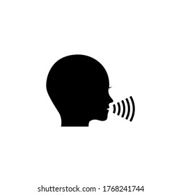 Voice Command Icon Design Isolated On Stock Vector (royalty Free 