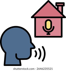 Elemento Ícone Do Comando De Voz Para Design
