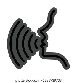 Voice command icon vector  illustration 10 Eps 