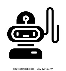 voice control icon with style glyph