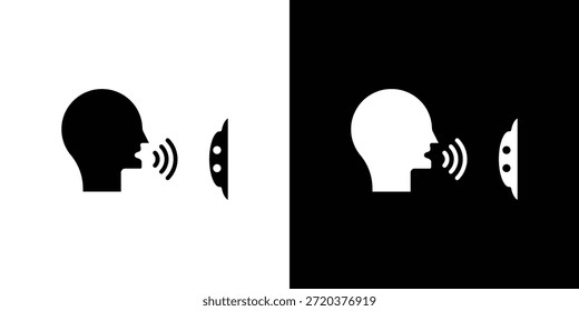 Icono de control de voz para App y Branding.