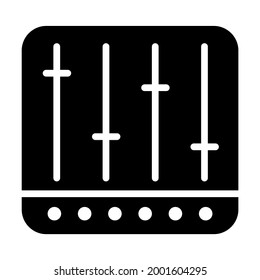 Voice Control vector Icon-  Glyph style high quality vector illustration.