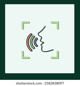 Voice Conversion Icon: Modern Minimalist Design