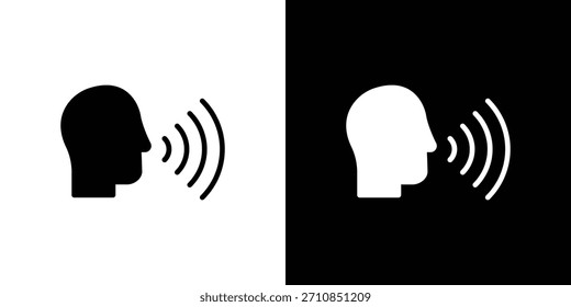 Colección de Vector de diseño de íconos de voz.