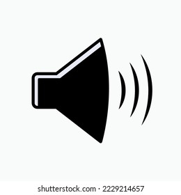 Voice Icon. Speaker, Noise. Volume Symbol.