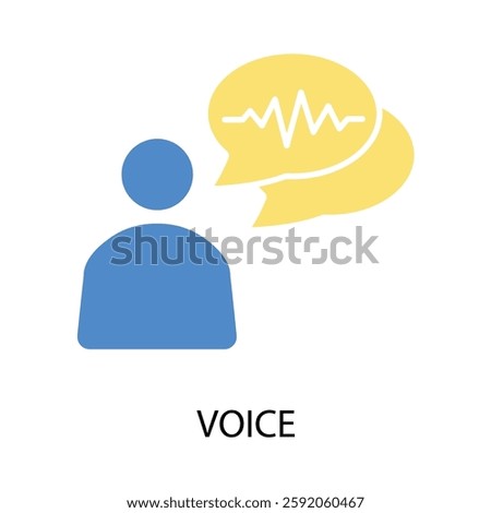 voice icon. vector.Editable stroke.linear style sign for use web design,logo.Symbol illustration.