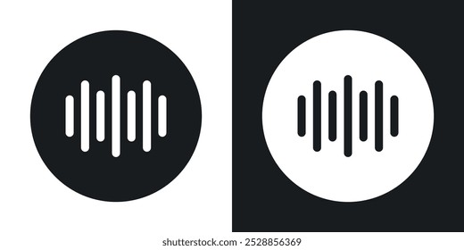 Ícones de voz. vetor de estilo sólido