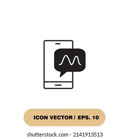 Voice icons  symbol vector elements for infographic web